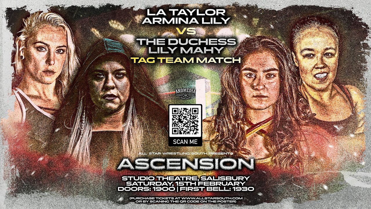 LA Taylor and Armina Lily vs Lily Mahy and The Duchess (Womens Tag Team Match)