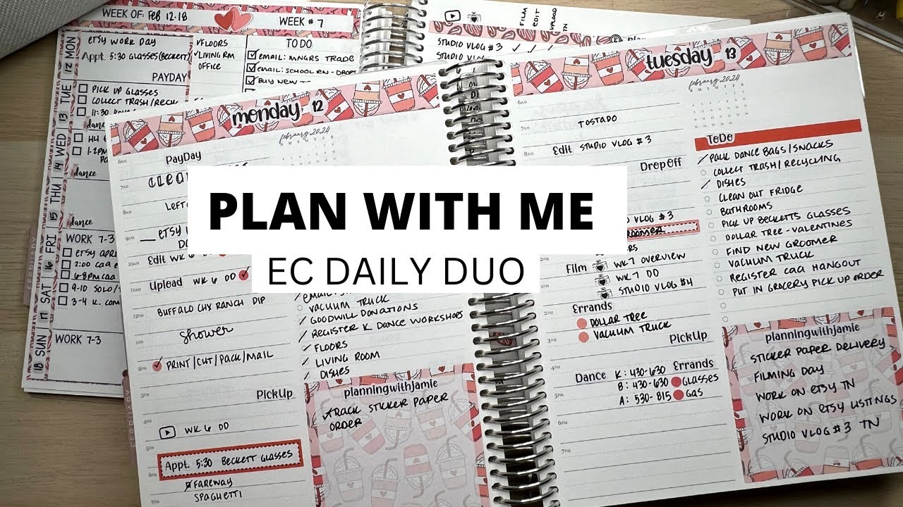 ERIN CONDREN DAILY DUO PLAN WITH ME | ERIN CONDREN | PLAN WITH ME | DAILY PLANNING | AFTER THE PEN