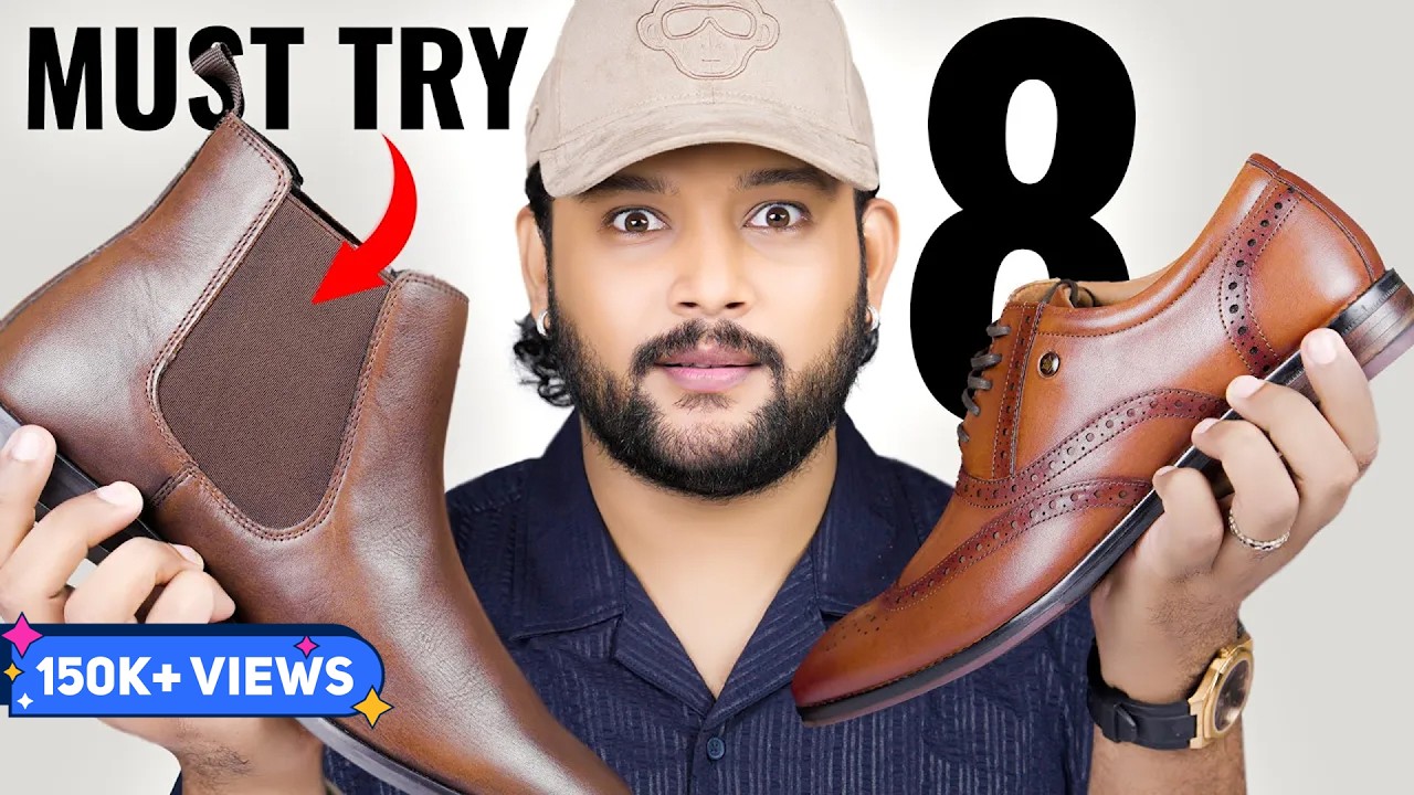Top 8 Formal Shoes for Office/College/Wedding for Everyone 🔥 Chelsea boots for Men | ONE CHANCE