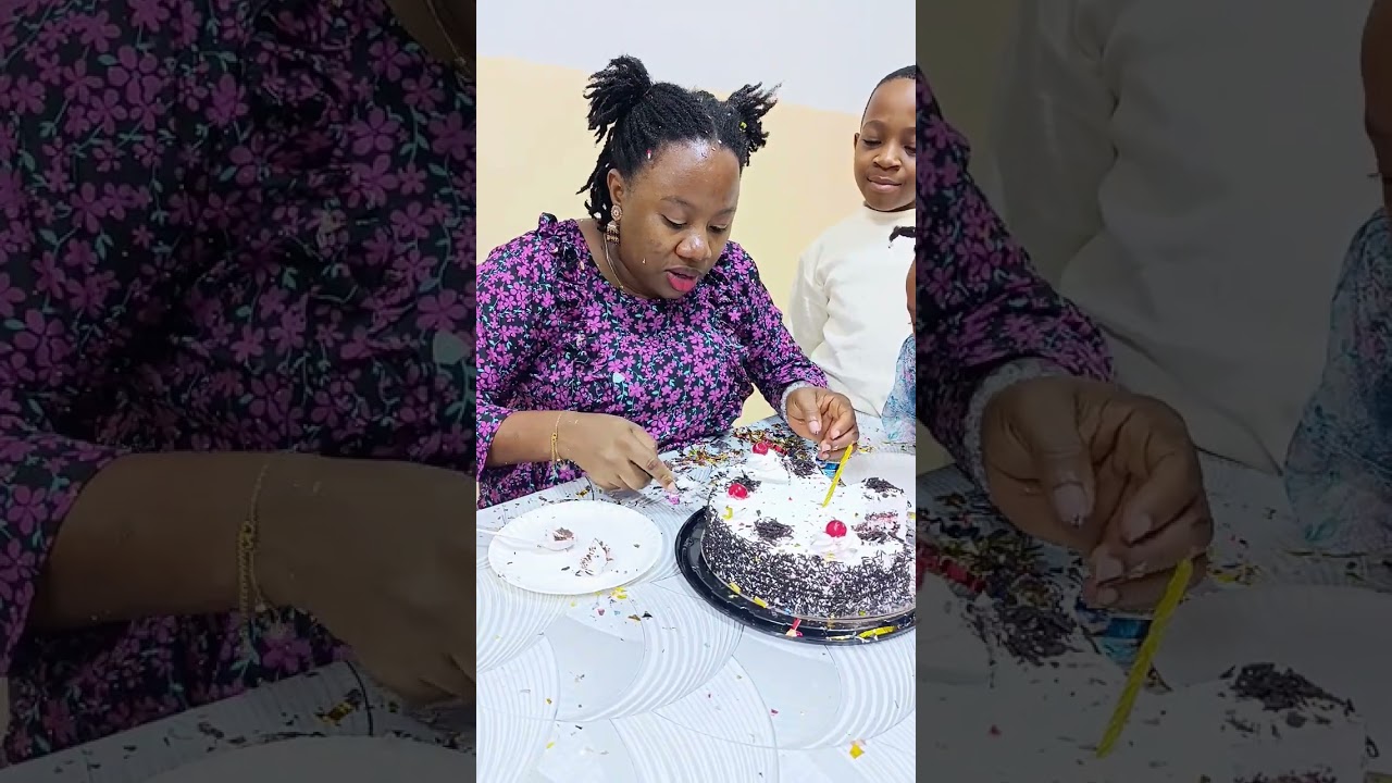Разрежьте мой именинный торт вместе со мной 🎂 Мой муж Одогву приготовил для нас особый рис с масл...