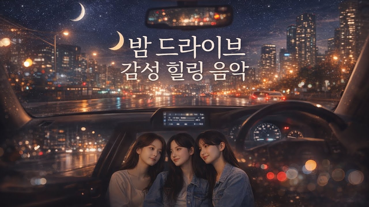 새벽 두 시의 도로부터 집으로 돌아가는 길까지 🌙 | 밤 드라이브 감성 힐링 음악 모음 | Korean Night Drive Playlist