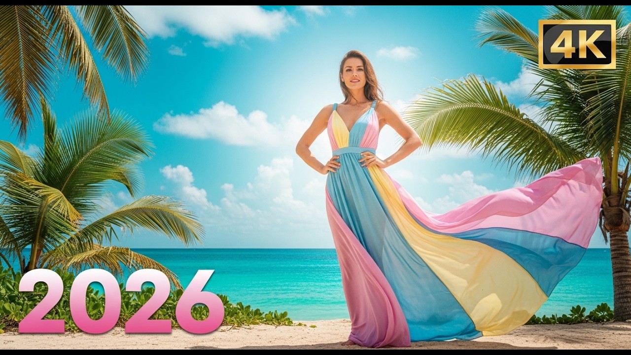 Summer Deep House Lounge 2026 🌞 Tropical Chill Music 4K