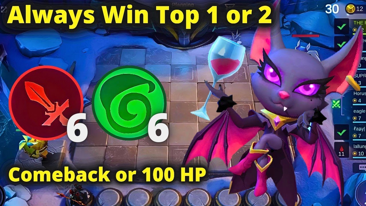 100 HP WIN ALWAYS WITH THIS STRATEGY MAVIS SKILL 2 | MLBB MAGIC CHESS BEST SYNERGY COMBO TERKUAT