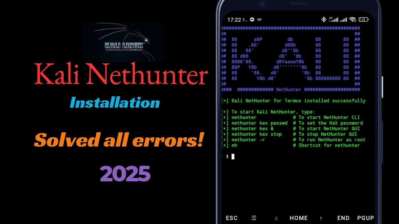 Kali NetHunter Rootless Installation with Error Fixes (2025 Updated Guide)