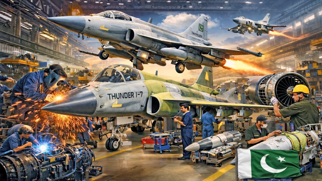 Inside Pakistan’s Elite Fighter Jet Factory 🇵🇰✈️ | From Raw Metal to Final Flight Test