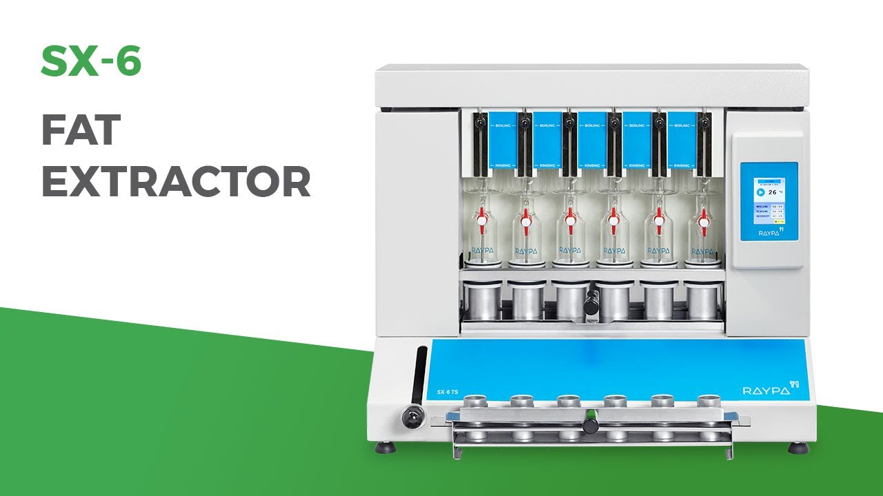 RAYPA | Soxhlet and Randall Extractor | Fat extraction system | SX-6