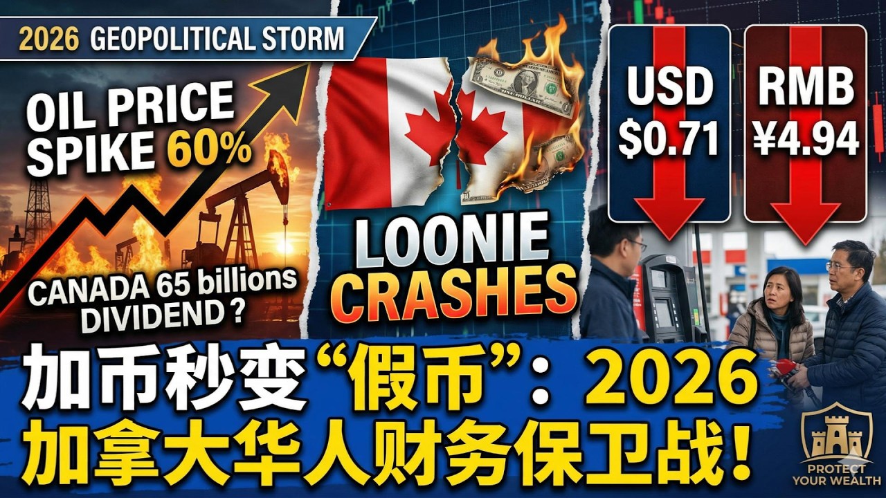 第 139 期：加币秒变&ldquo;假币&rdquo;，兑美元、兑人民币都在跌：2026，加拿大华人的财务保卫战