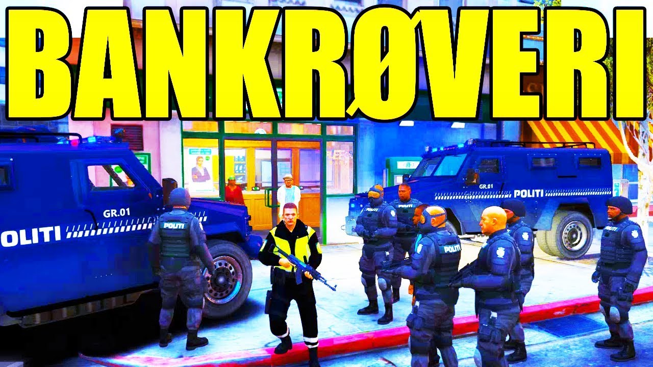 BANKRØVERI MED GIDSLER - GTA V LSPD:FR - DANSK POLITI [#73]