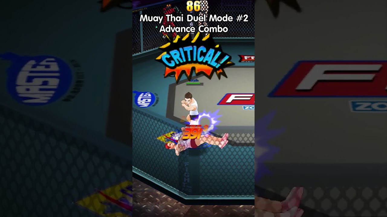 ZONE4 Amazing Player King of Muay Thai Duel Mode #4 [Advance Combo] #Zone4 #Muay Thai