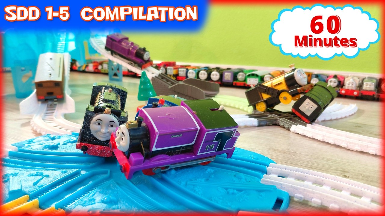 60 Minutes of Crashes / SDD 1-5 COMPILATION / Thomas & Friends