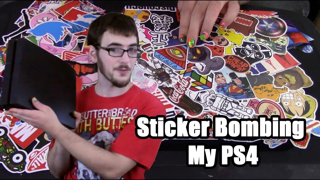 Sticker Bombing My PS4