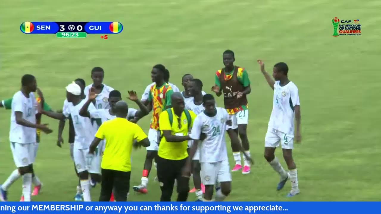 🔴 Senegal vs. Guinea LIVE | 2026 U-17 AFCON Qualifiers &ndash; Semi Final