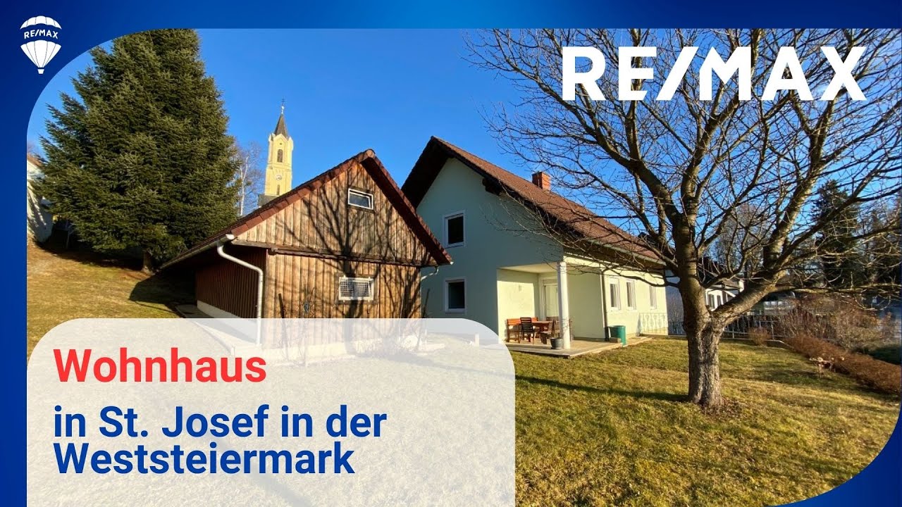 RE/MAX Nova präsentiert - Wohnhaus in  St. Josef/Weststeiermark