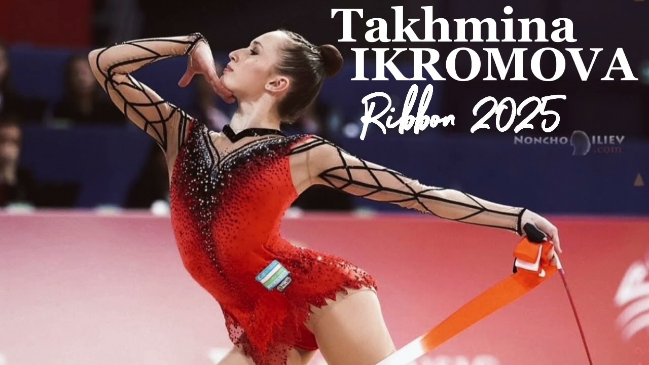 Takhmina IKROMOVA Ribbon 2025 (UZB) - Exact Cut - Music For RG Rhythmic Gymnastic #088