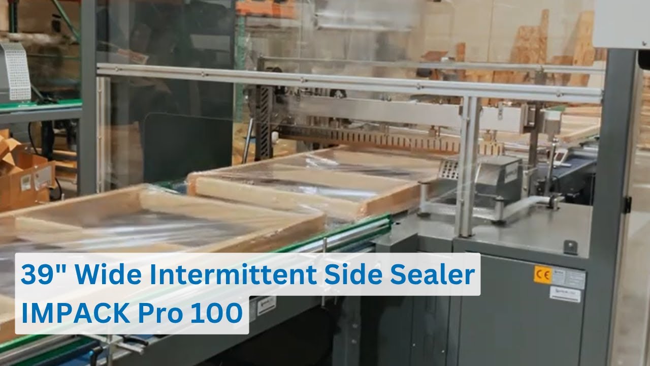 IMPACK Pro 100 - XL - 39" Wide Intermittent Side Sealer w/ Heat Tunnel - 