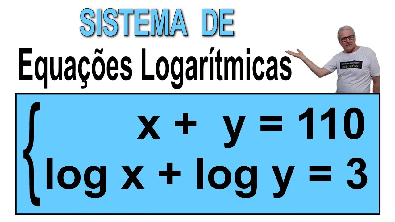 GRINGS 📣 SISTEMA DE EQUAÇÕES LOGARÍTMICAS @OmatematicoGrings