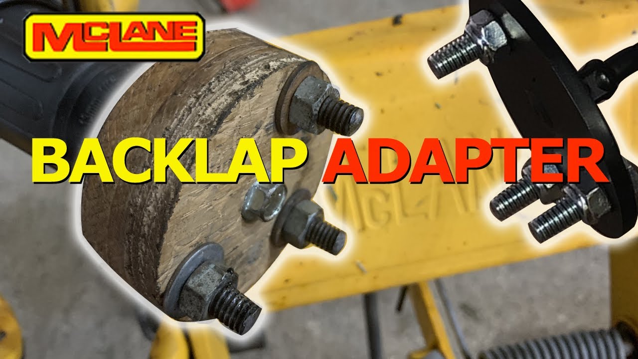 McLane Reel Mower Backlap Adapter (Easy DIY)