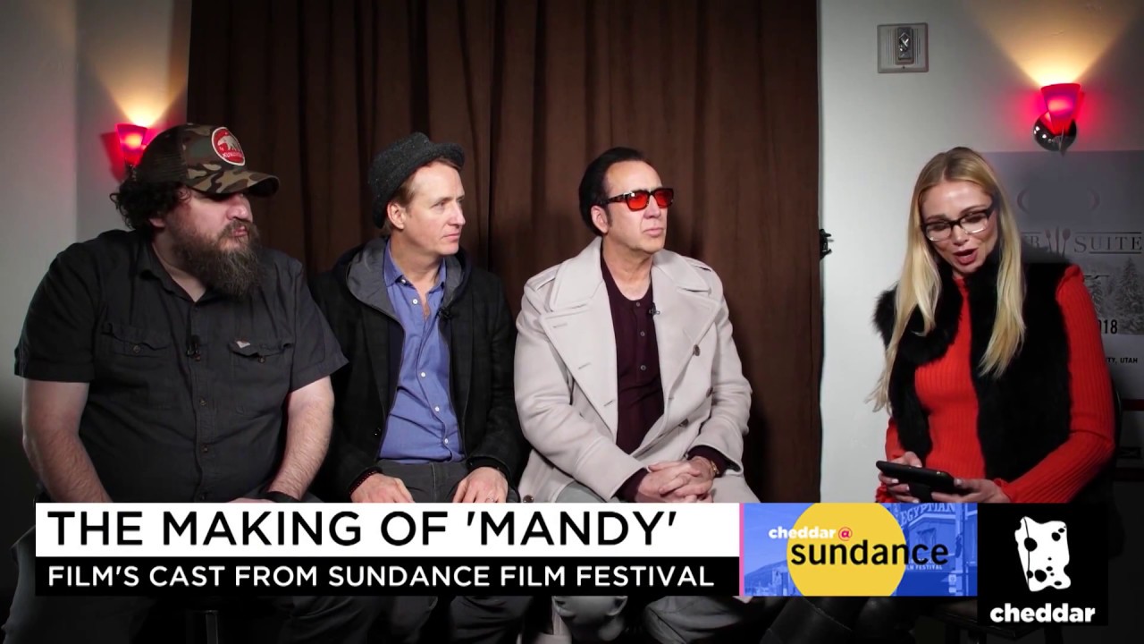 Nicolas Cage and the Cast of Mandy at the Sundance Premiere - Cheddar