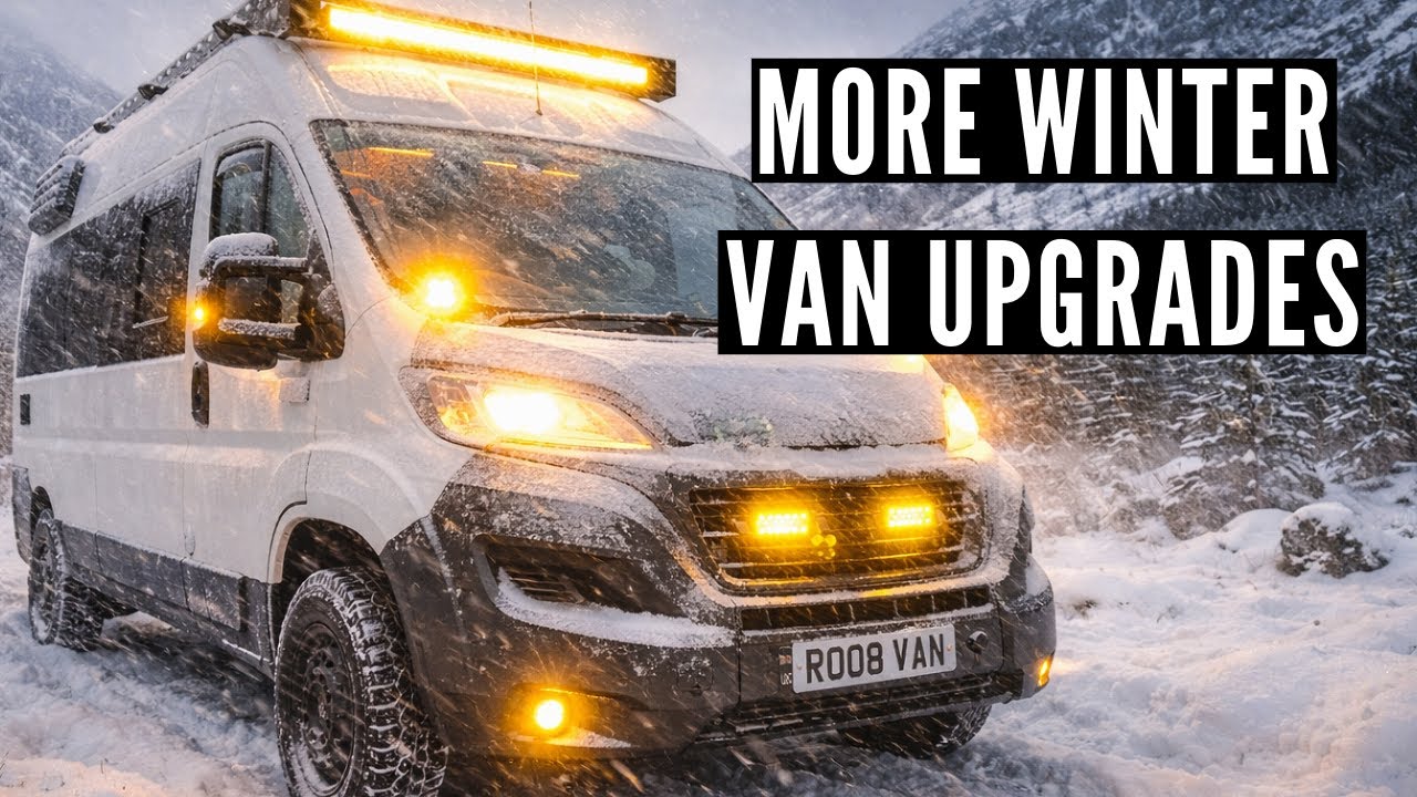Winter Campervan Upgrades: Autoterm 4D Heater and More!