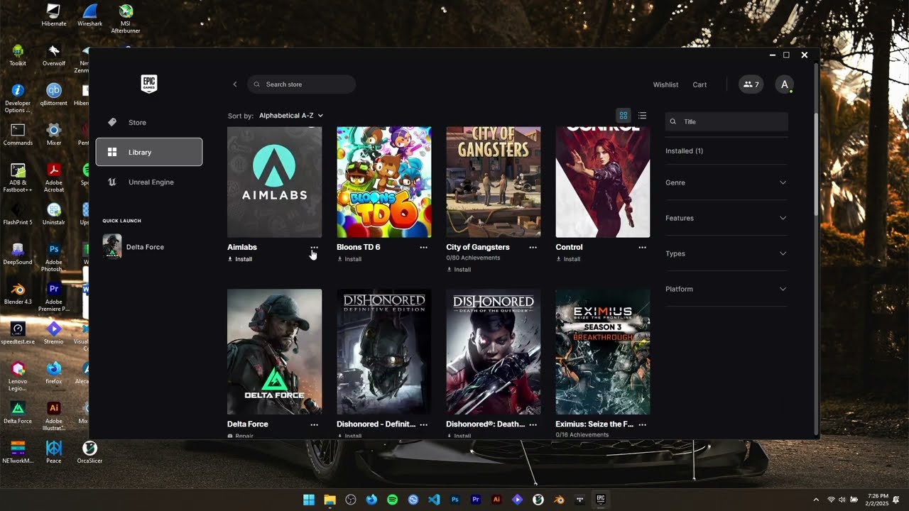 How to Uninstall Delta Force From Epic Games