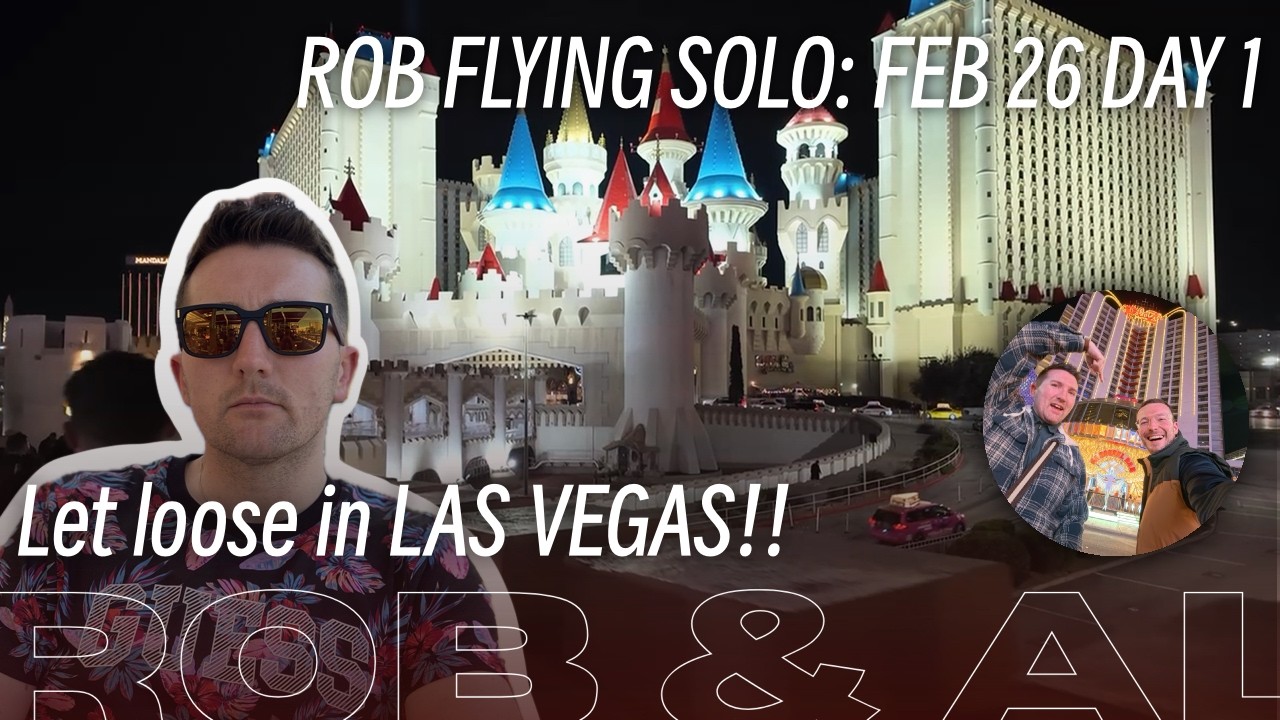 Las Vegas Vlog Feb 2026: Day 1 - Solo Survival, Genie Delivers (AGAIN!) and South Strip Slots!!