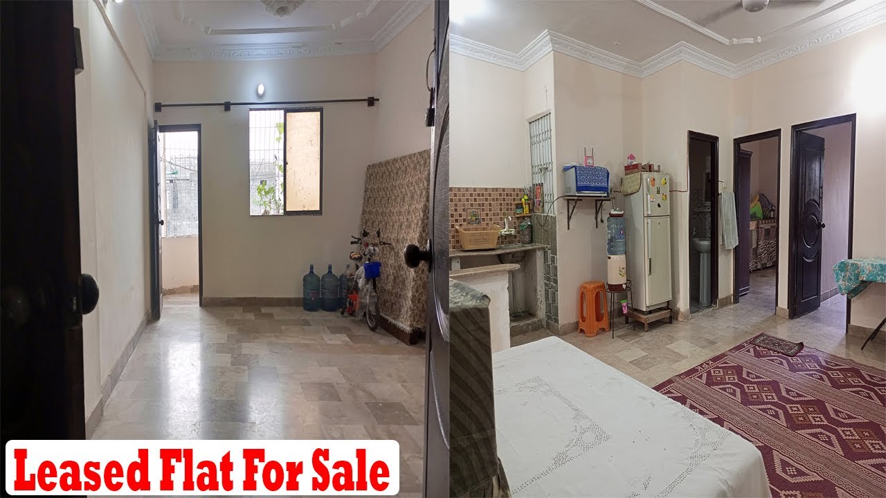 Flat For Sale Leased | 2 Bed DD 3 BathRoom With Roof Nazimabad 5C Karachi