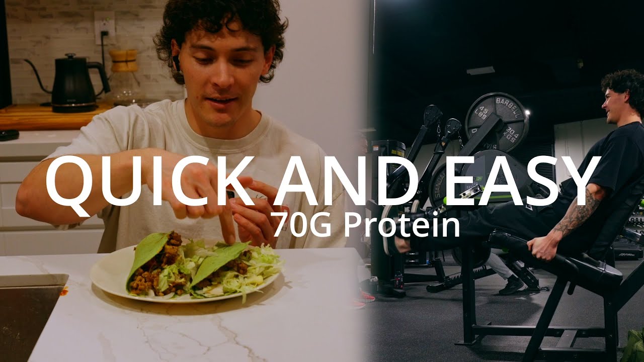 High Protein Quesadillas! | LEG DAY