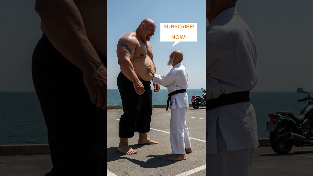 Old Judo master vs Giant Sumo man.  Who wins? AI desides #webdojo #throw