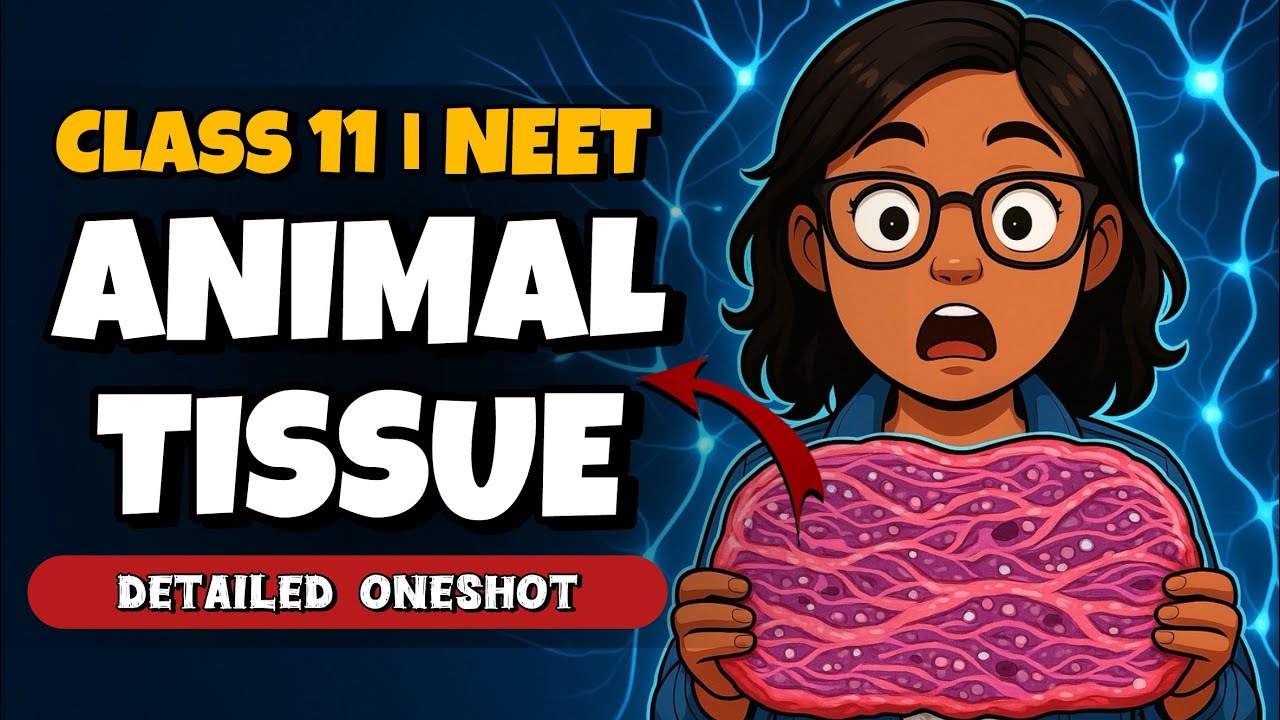 Animal tissue oneshot for neet and class 11 🚨