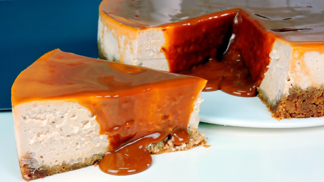 TARTA DE QUESO con DULCE DE LECHE (milk caramel cheesecake)