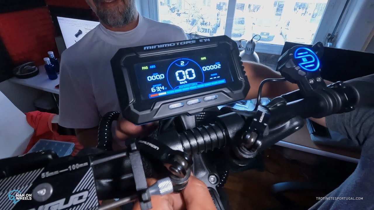 ⁴ᴷ Minimotors EY4 display on a Dualtron City / Ep.56