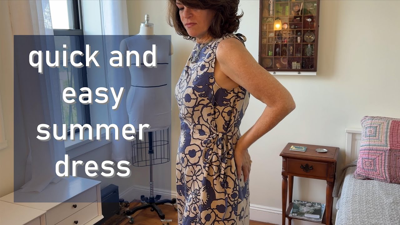 sew-along as I make the Puff and Pencil Panel Dress | pattern review | a few thoughts on creativity