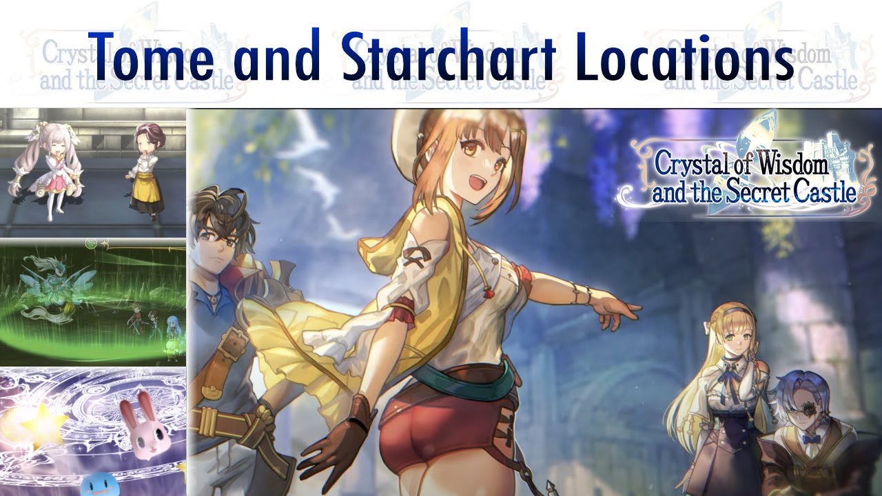 Another Eden - Atelier Ryza Collaboration, Tome and Starchart Locations