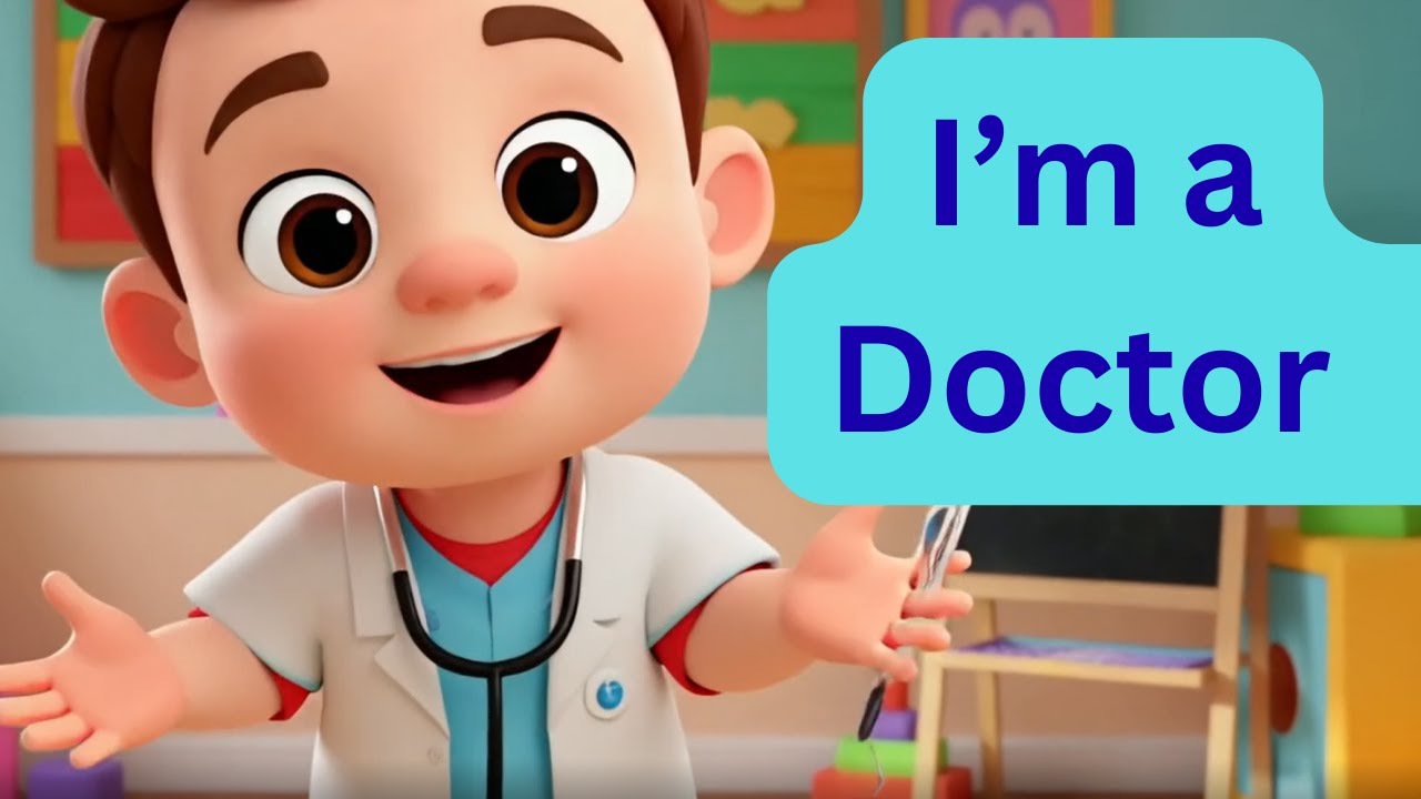Today I’m Pretending to Be a Doctor 👩‍⚕️ | Toddler Roleplay Song | Jumping Jellyfish