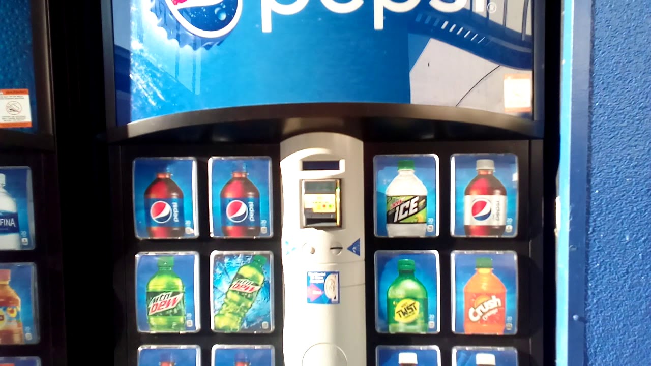 Vendo V-MAX 630 (Pepsi) Vending Machine @Tyler Galleria Mall - Riverside, CA USA