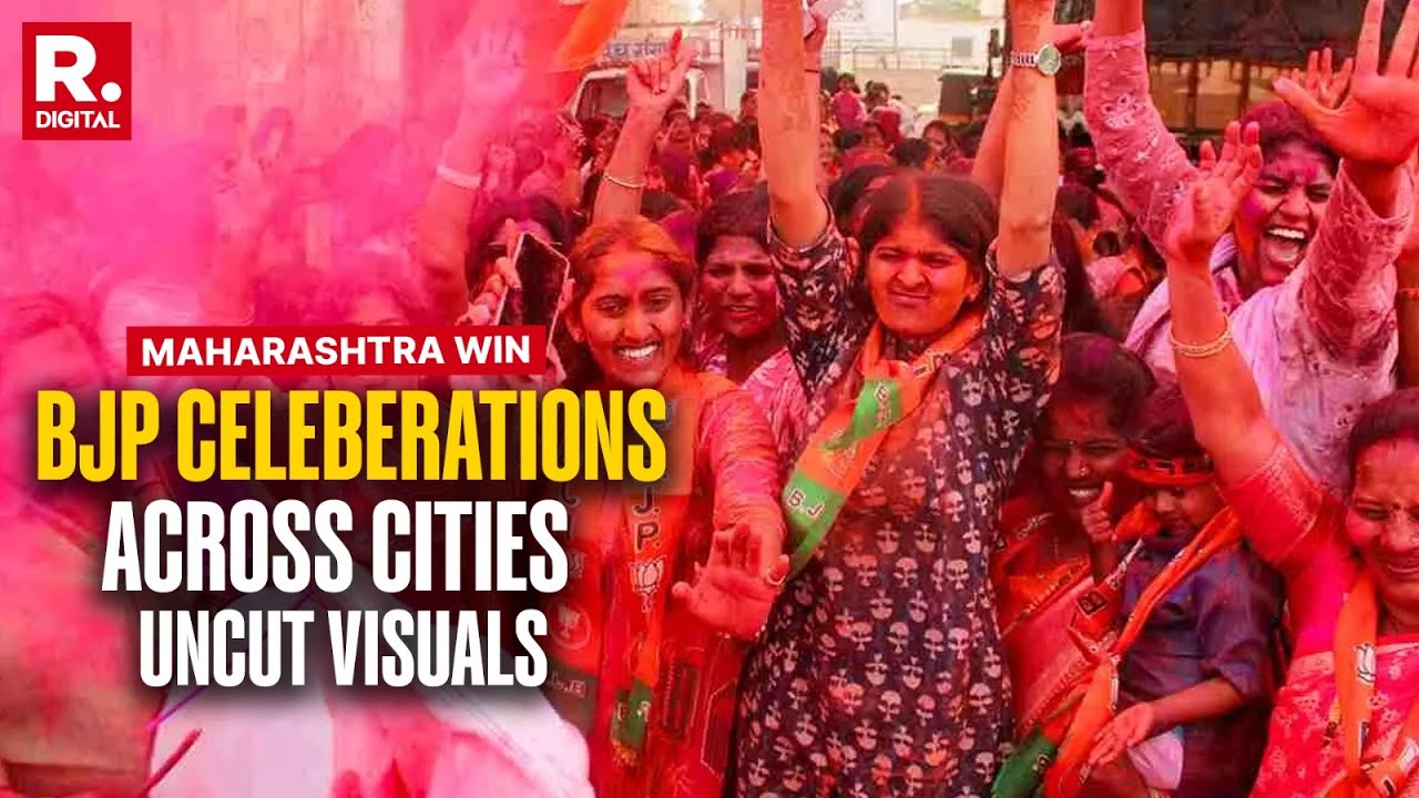 Maharashtra Municipal Elections: BJP Sweeps BMC, Sparks Celebrations Across Cities