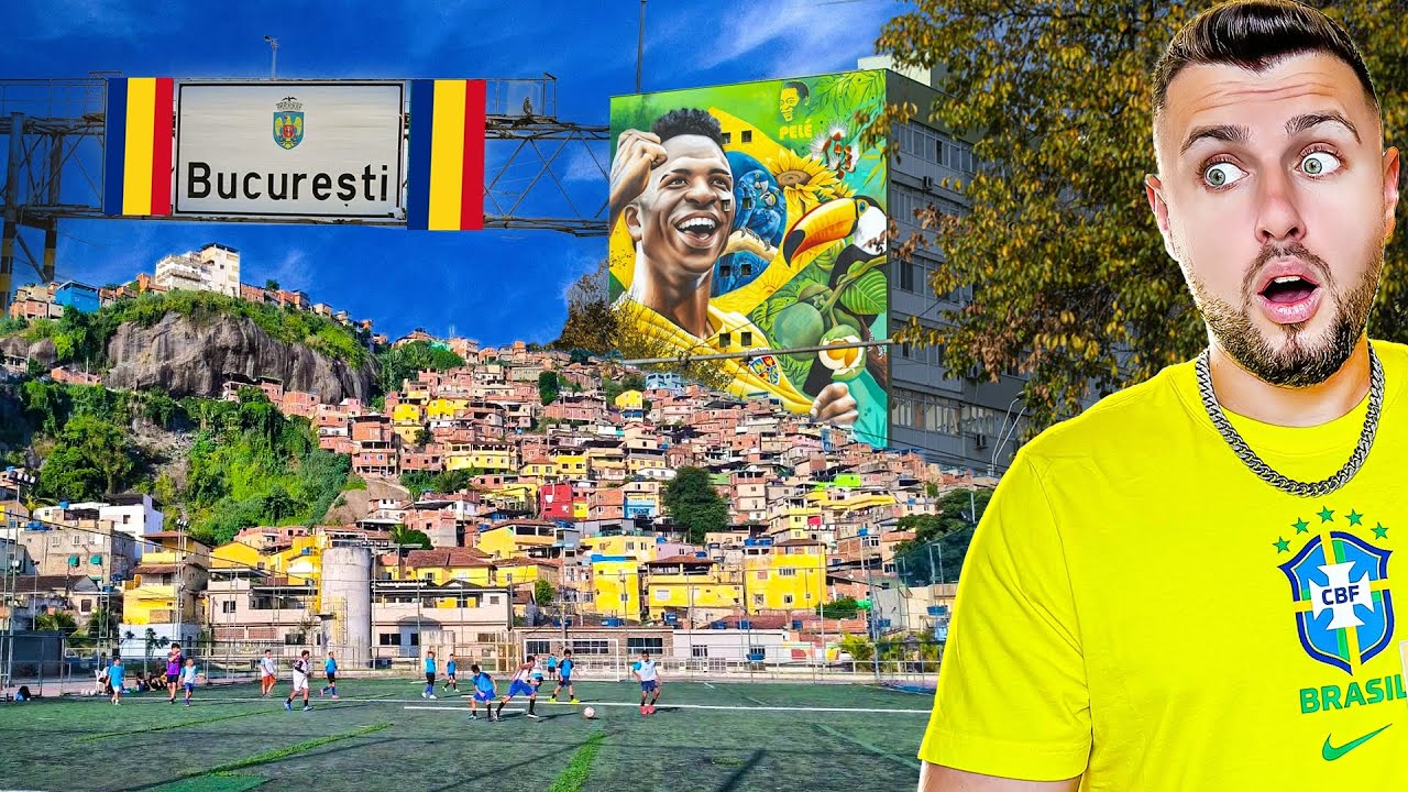 AM CONSTRUIT UN TEREN DE FOTBAL CA ÎN FAVELELE DIN BRAZILIA ÎN BUCUREȘTI!! 😱