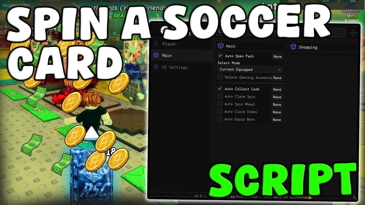 [🃏NEW] Roblox Spin a Soccer Card Script Auto Farm, Auto Spin, Infinite Money Pastebin 2026