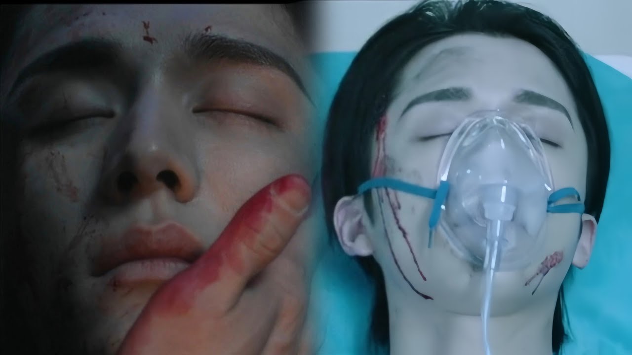 Pei Su was seriously injured by a bomb blast while saving Captain Luo. - sick male lead