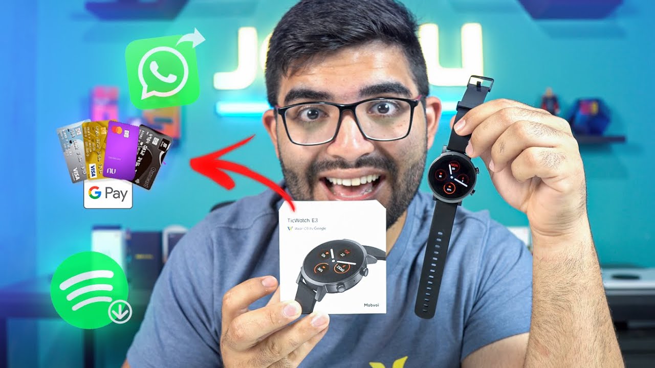CHEGOU! TicWATCH E3, o MELHOR e MAIS BARATO 