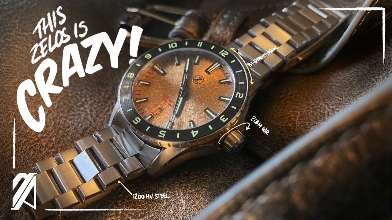 Hands-On Review: Zelos Spearfish. Amazing Swiss Quality Watch Under $1000!