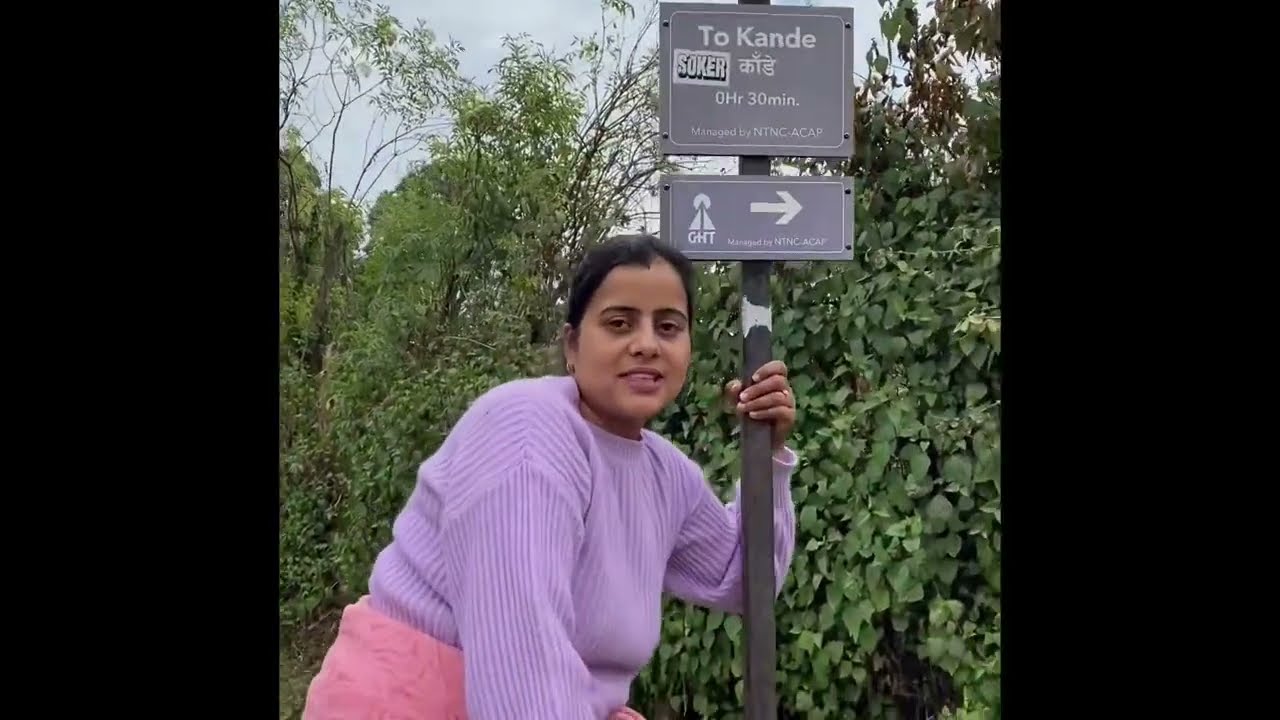 Easy hiking to Australian base camp from  Lakeside Pokhara Nepal
