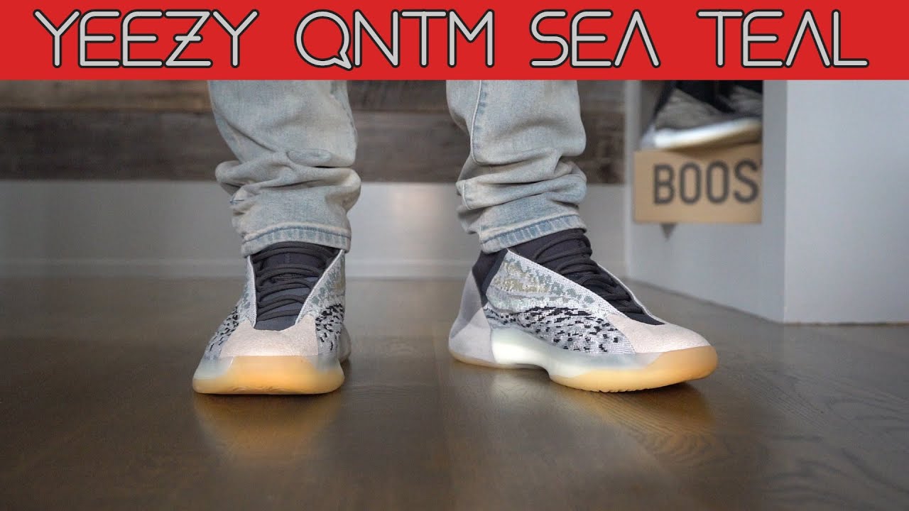 Yeezy QNTM Sea Teal Initial Thoughts and On Foot Look