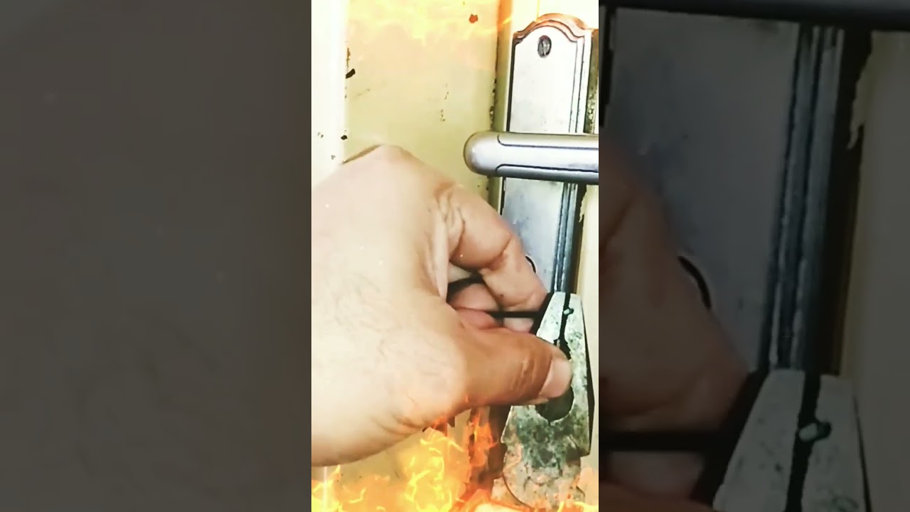 How To Open Door Lock Without key 🚪🚪🚪