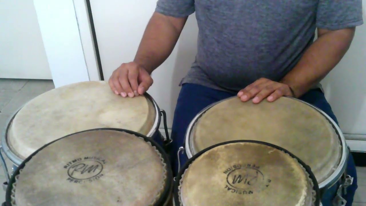 Ritmo de bolero en congas y bongo