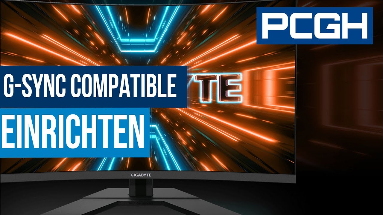 G-Sync und Freesync bei kompatiblen Monitoren - So geht's! | Gigabyte G32QC (G-Sync Compatible)