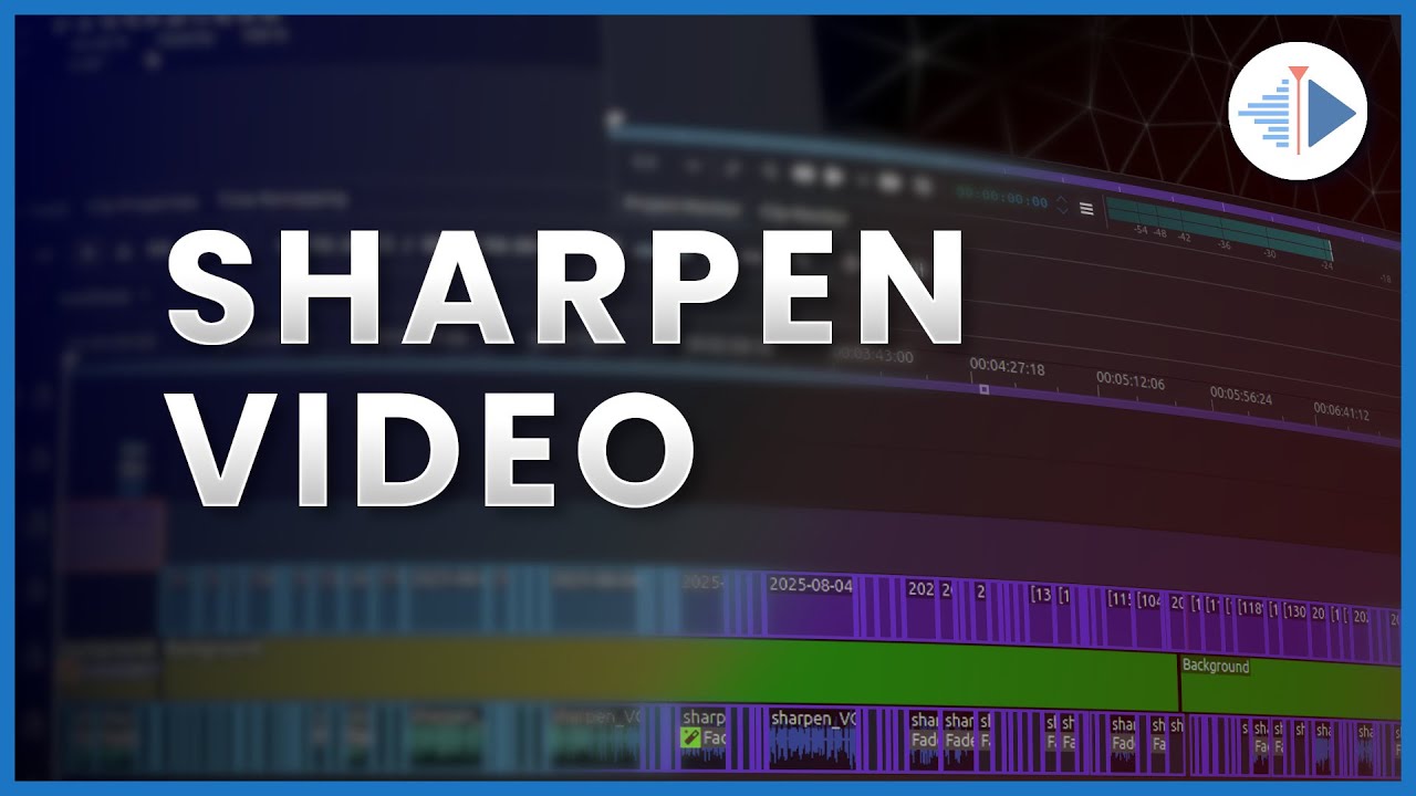 Sharpen Blurry Video - Kdenlive Tutorial