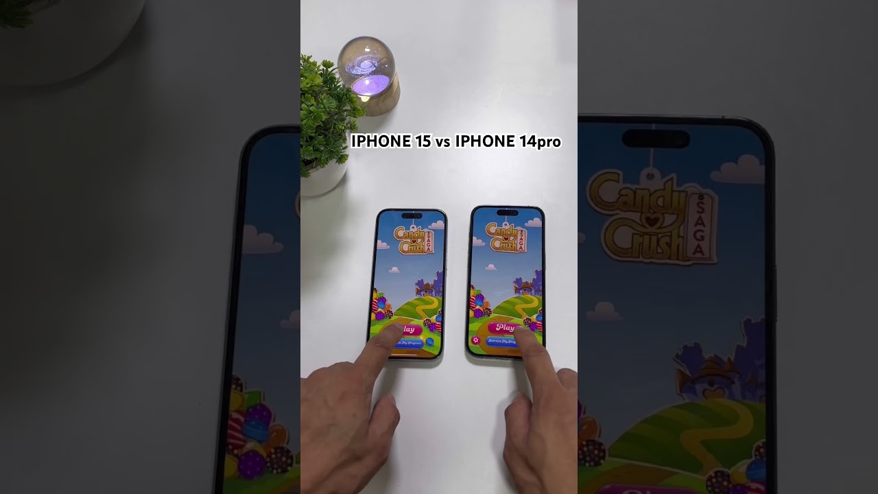Iphone 15 vs iphone 14 pro /Speed Test 2025 comparison #iphone15 #iphone14pro #iphone #speedtest