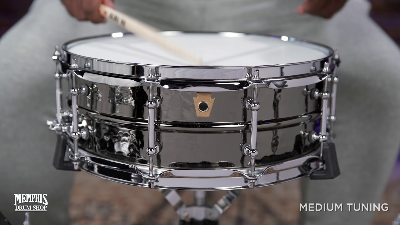 Ludwig 14x5 Black Beauty Hammered Millennium Snare Drum (LB416KTWM)