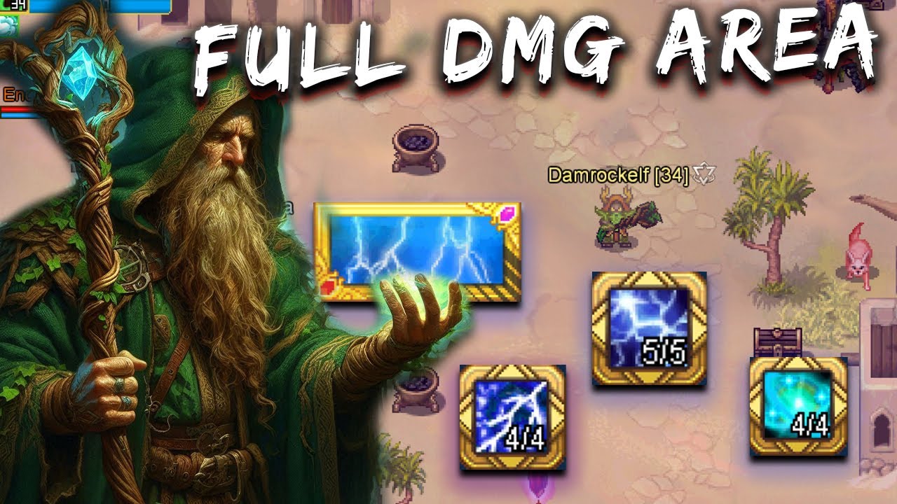 FULL DMG EM AREA - Testei a Nova Build do Druid
